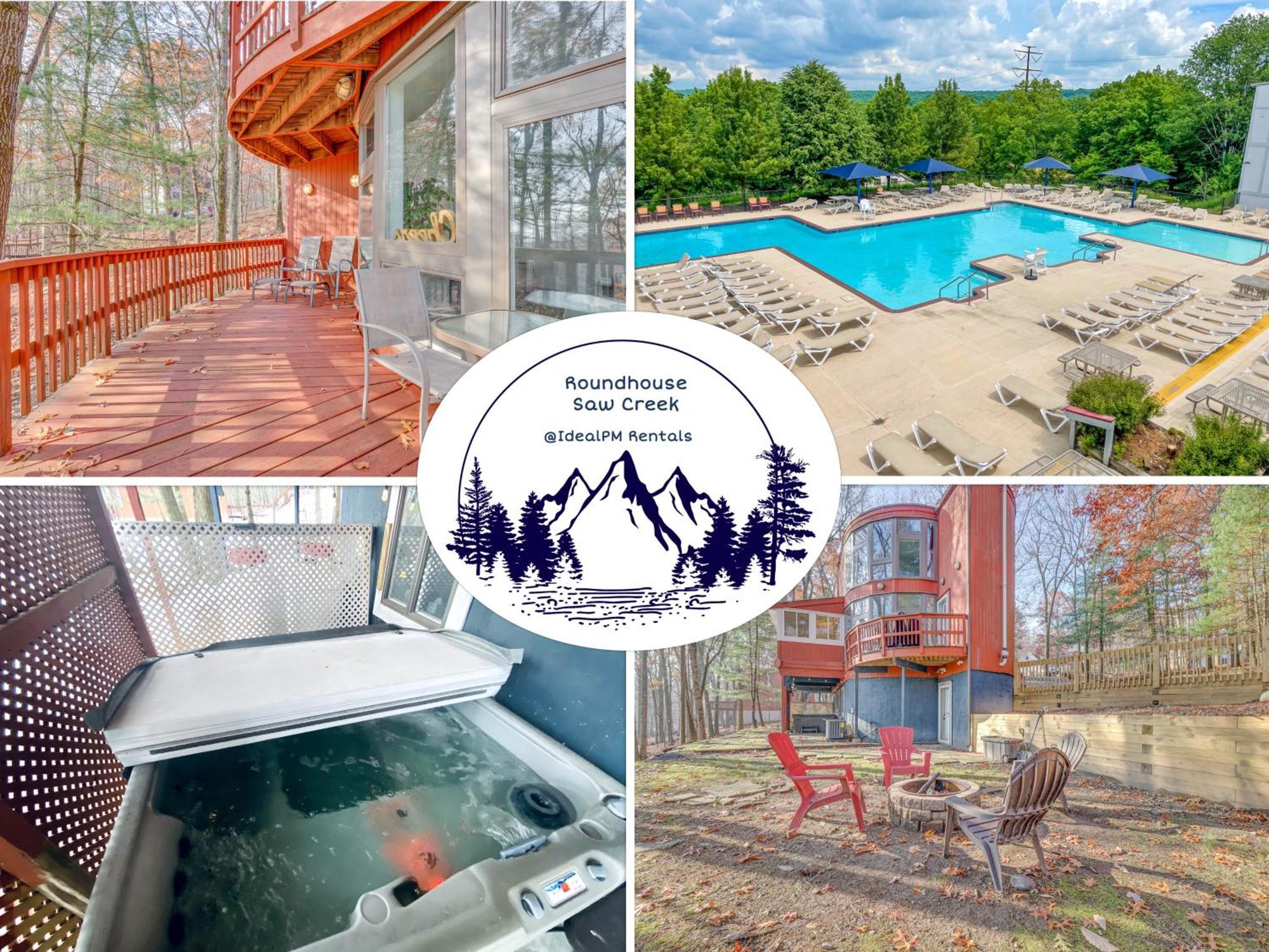 Unique Roundhouse: Hot Tub-Game Room-Firepit&More! Bushkill Zewnętrze zdjęcie
